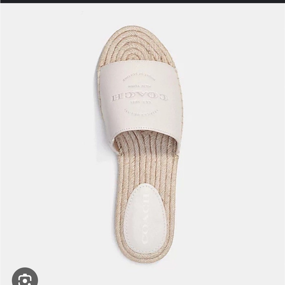 Coach sandal espadrille